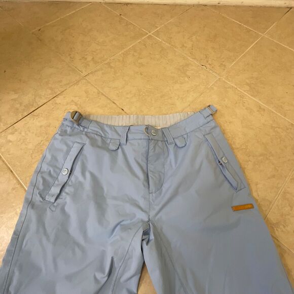 Foursquare Winter Snow Ski Snowboard Pants Women’s Powder Blue Size L pockets - Picture 9 of 13